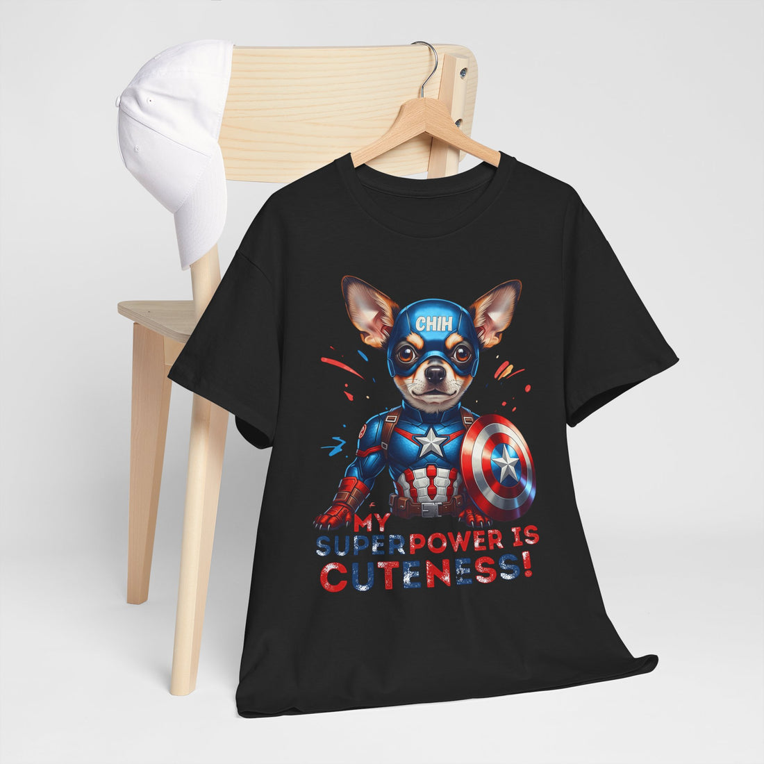Cute Dog Superhero Tee, Funny Dog Shirt, Pet Lover Gift, Cute Pet Apparel, Birthday Gift, Animal Lover Gift