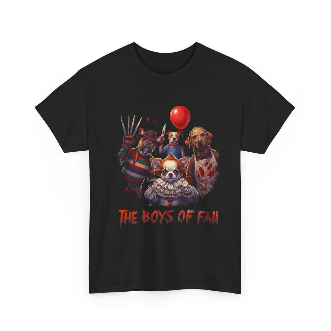 The Boys of Fall Dog Tee, Funny Animal Shirt, Unisex Cotton Tee, Pet Lover Gift, Halloween Costume Top, Casual Wear for Dog Lovers